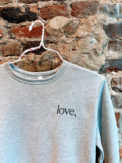 Cozy Crew Sweatshirt - Grey Heather