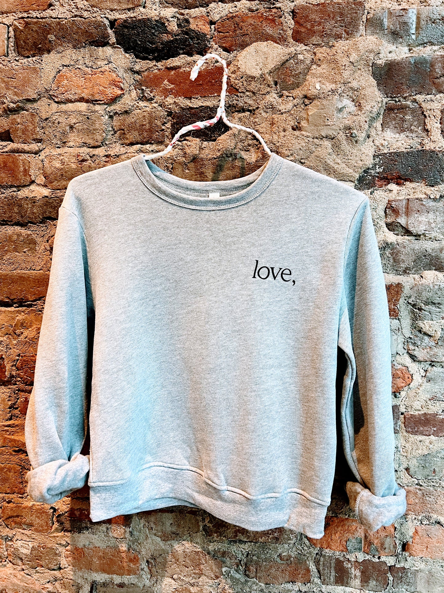 Cozy Crew Sweatshirt - Grey Heather