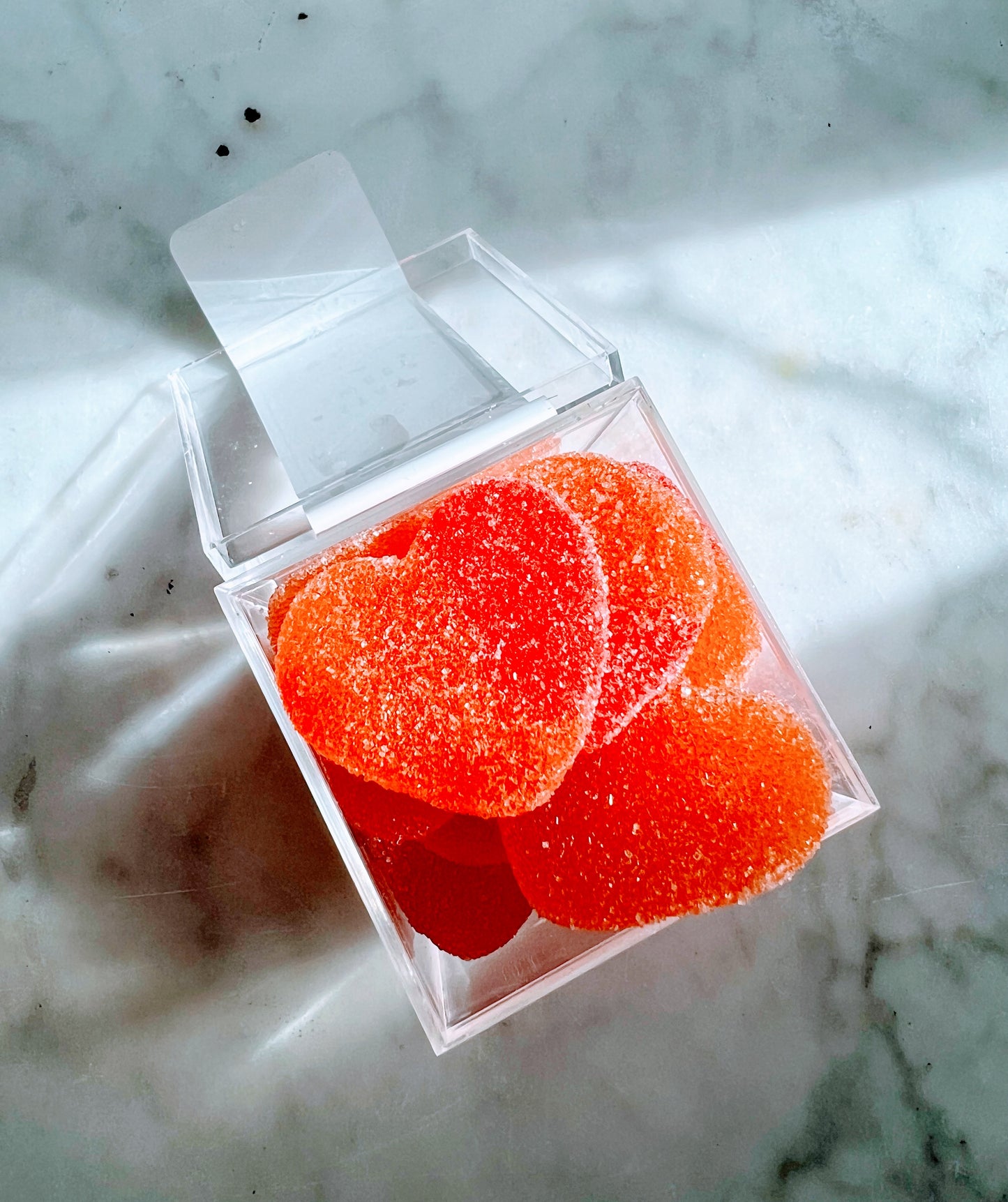 Peach Heart Gummy Candy