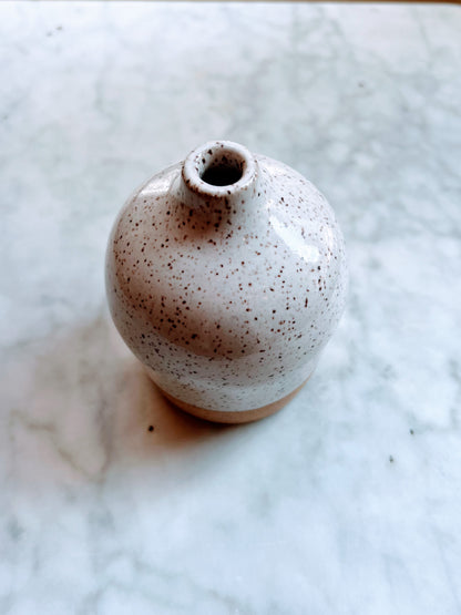 Bud Vase - White Glaze