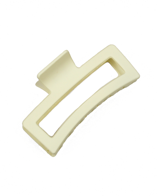 Oversized Claw Clip - White