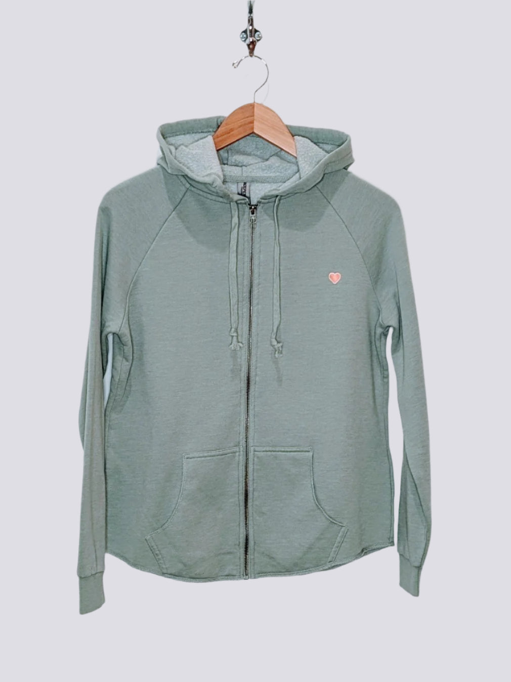 Sun Wash Zip Hoodie - Sage