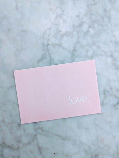 love, Postcard - Shell