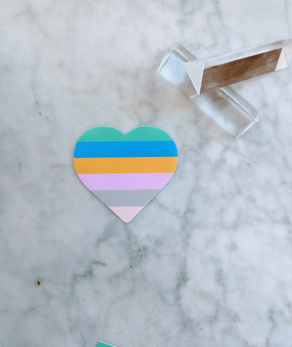 Heart Prism Sticker