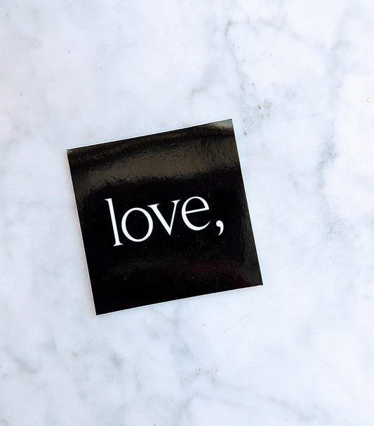 love, Sticker