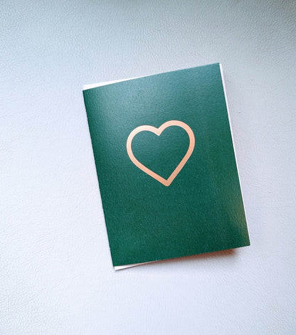 Heart Card - Jade