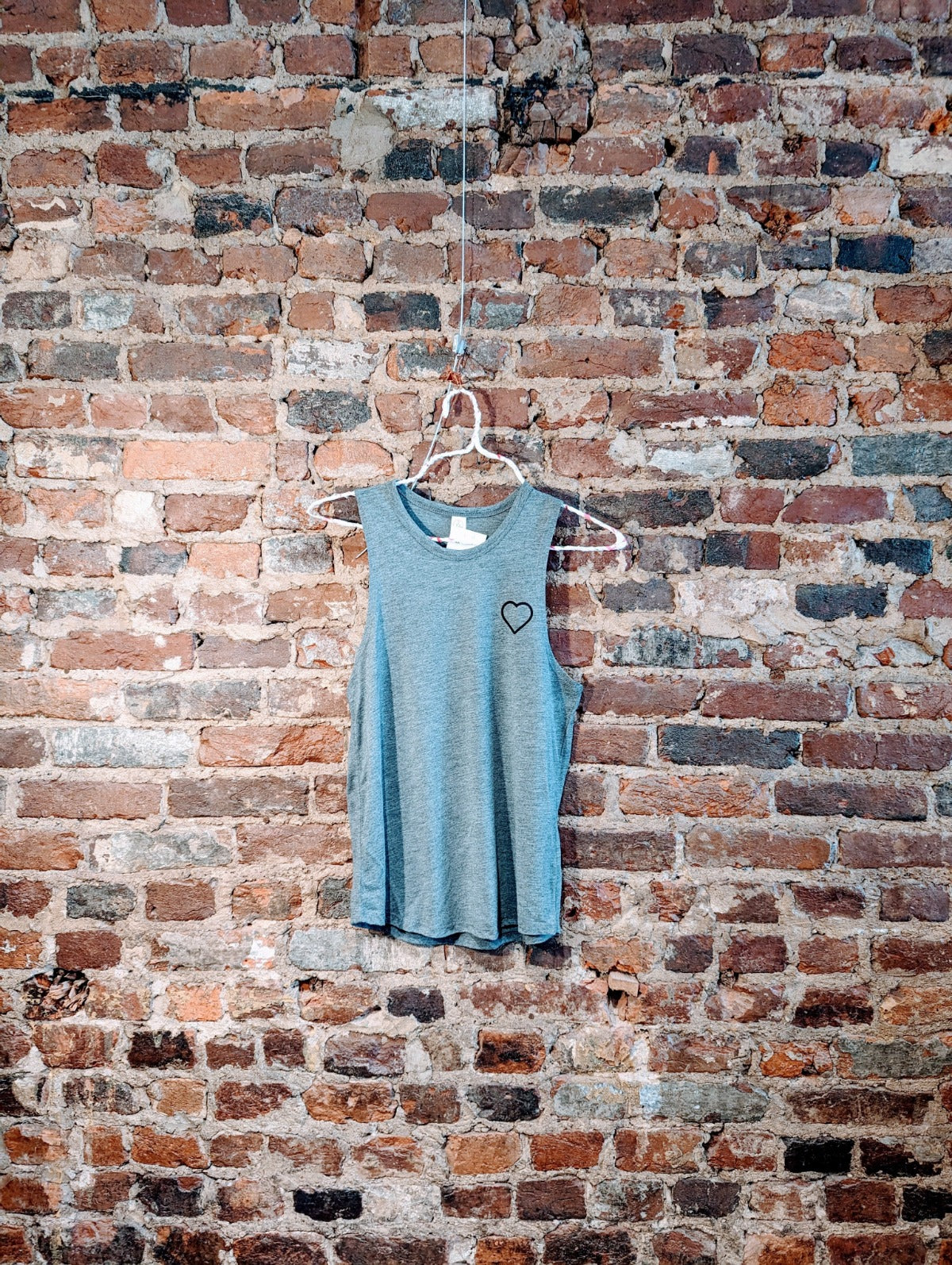 Suns Out Muscle Tank - Grey