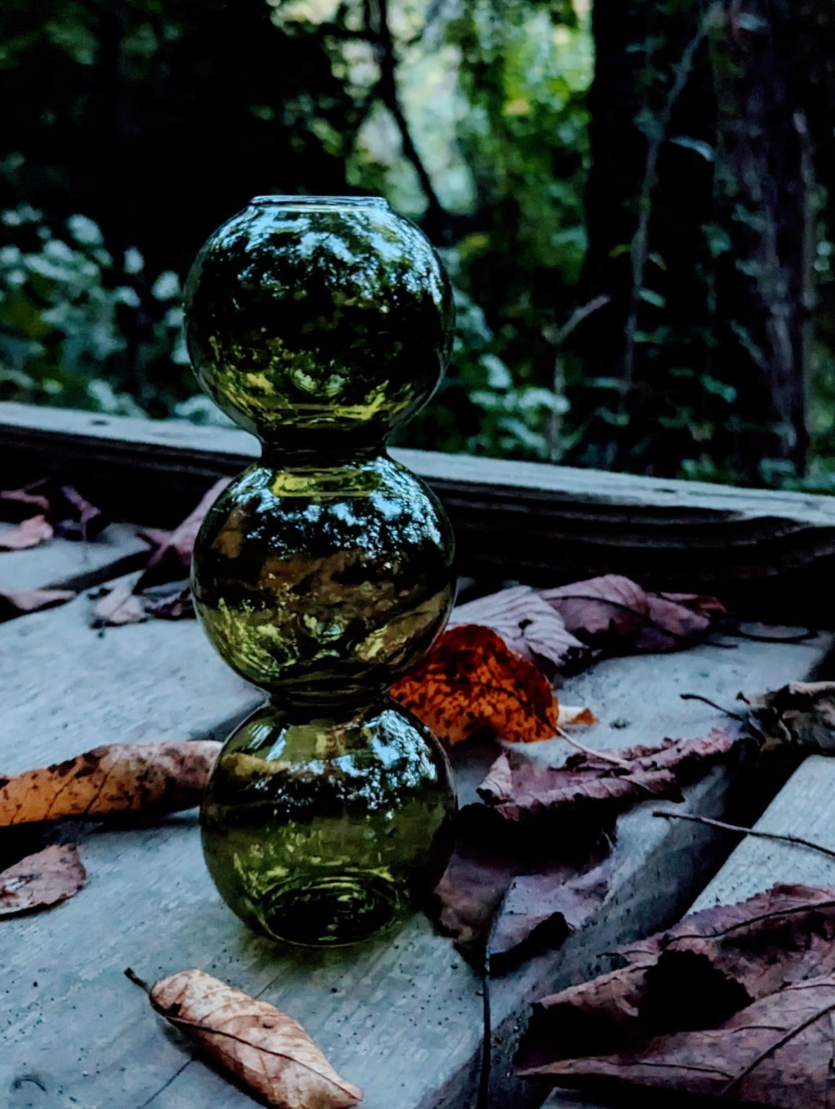 Bubble Vase - Moss