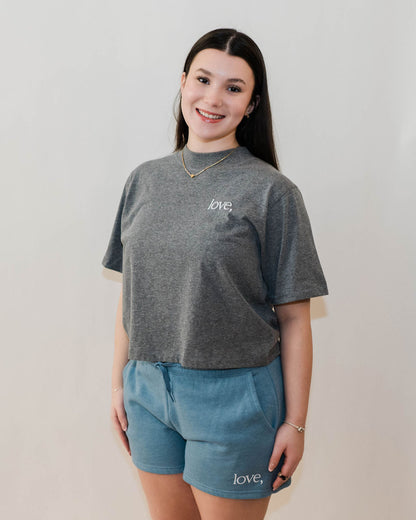 Cœur Tee - Granite Heather