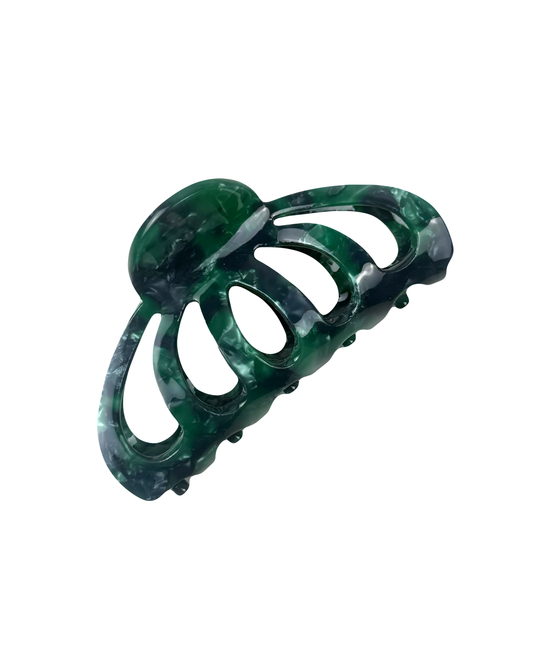 claw clip in emerald tortise
