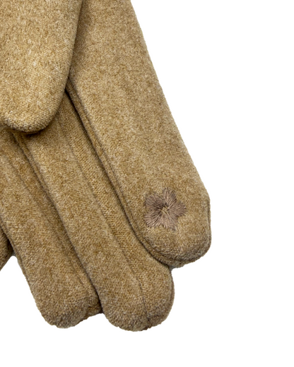 Dainty Bow Glove - Tan