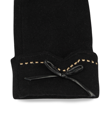 Bow Gloves - Black