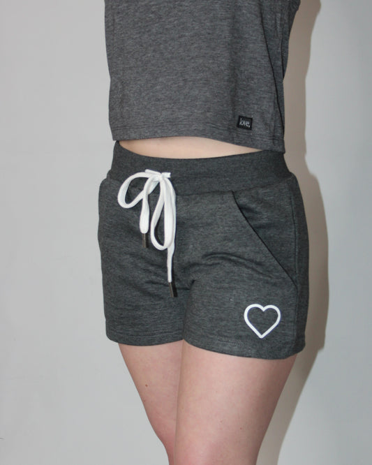 Classic French Terry Short - Charcoal Heather