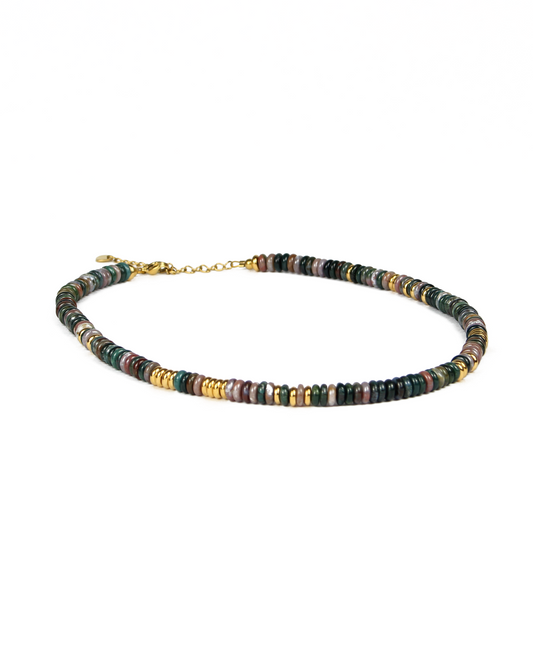 Forest Beaded Necklace