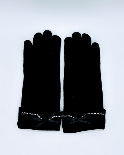 Bow Gloves - Black