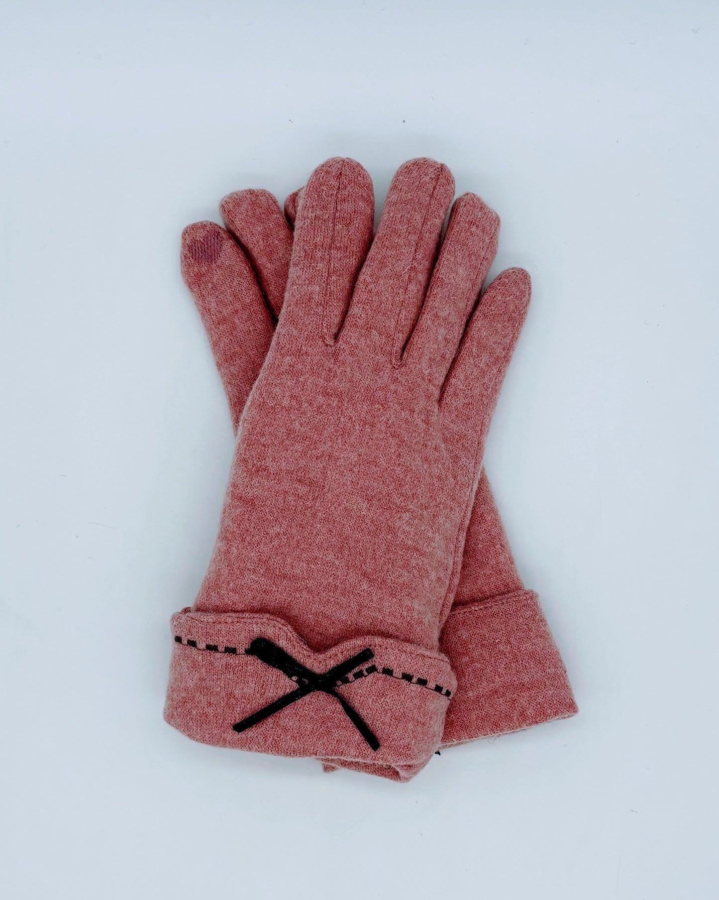 Bow Gloves - Pink