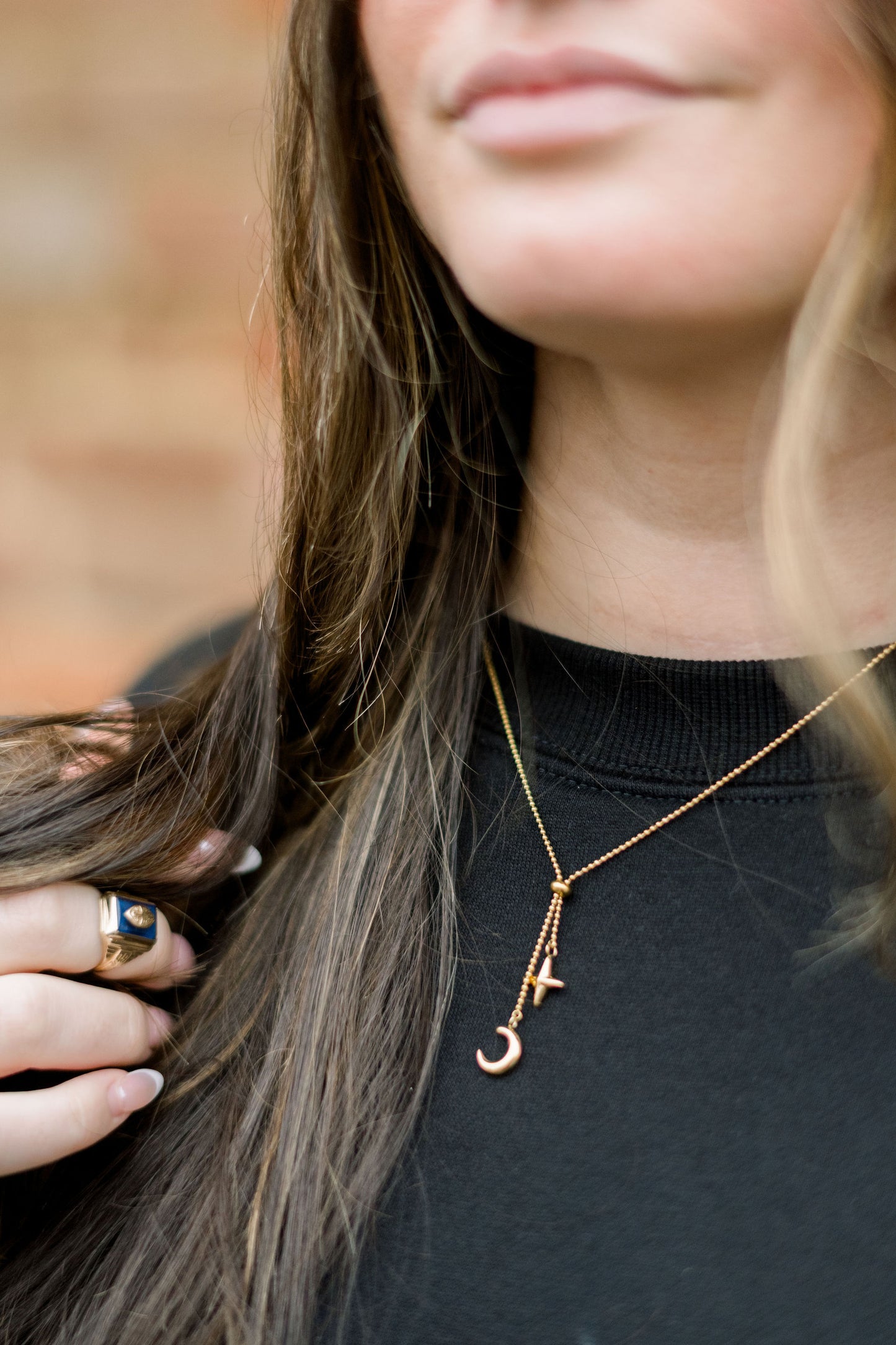 Star and Moon Necklace