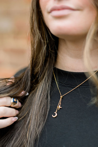 Star and Moon Necklace