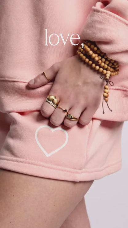 Classic Heavy Weight Sweat Short - Blush