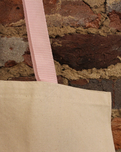 Easy Tote - Natural - Pink Bud