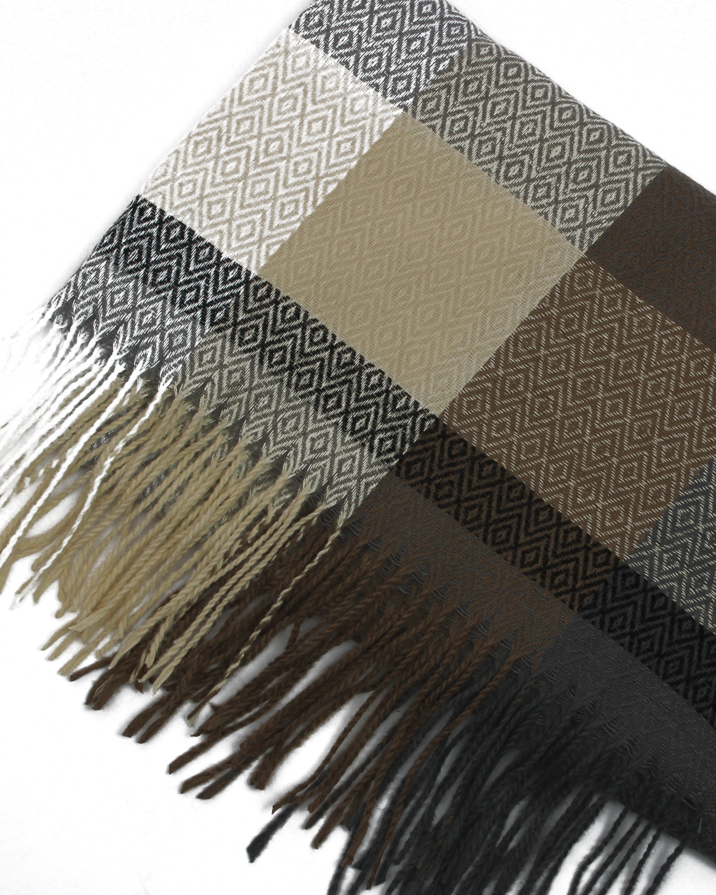 plaid scarf on a white background